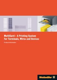 MultiCard – A Printing System for Terminals, Wires and Devices