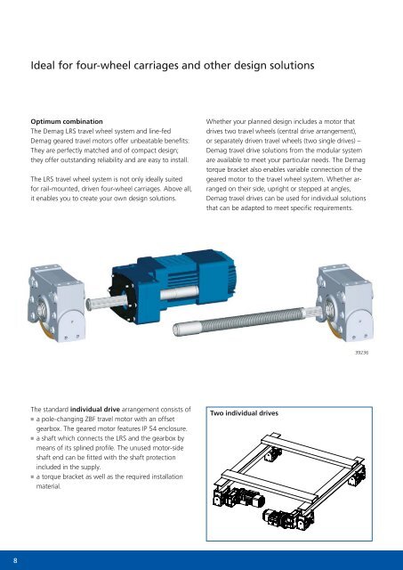 Demag LRS travel wheel system - Poduri rulante