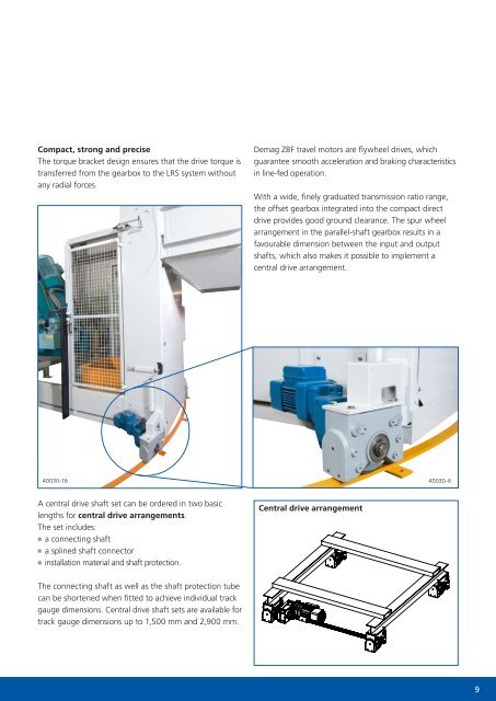 Demag LRS travel wheel system - Poduri rulante