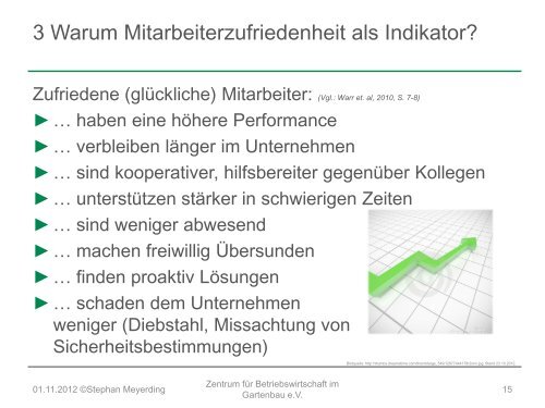 Mitarbeiterzufriedenheit als Indikator für die - Zentrum für ...