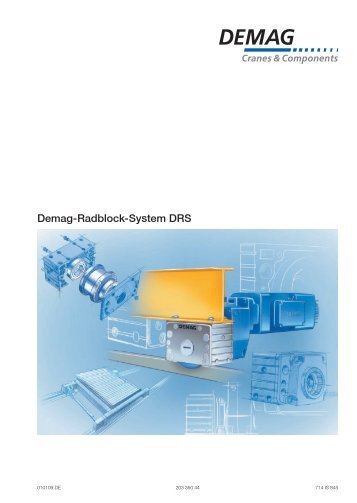 3 Demag-Radblock-System DRS Daten und Maße