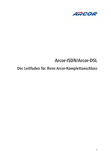 Arcor-Isdn/Arcor-Dsl