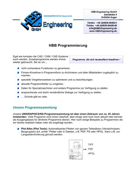 HBB Programmierung - HBB Engineering GmbH