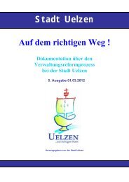 Dokumentation über den Verwaltungsreformprozess bei ... - Uelzen