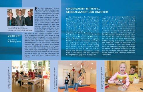 KINDERGARTEN MITTERSILL - Salzburg Wohnbau