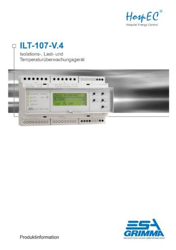 ILT-107-V.4 Isolations-, Last - ESA Elektroschaltanlagen Grimma ...