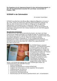 SCENAR in der Zahnmedizin Web - Zahnmedizin, Dr. med. dent ...