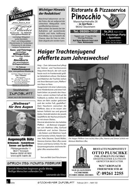 Infoblatt Februar 2011