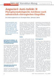 Angocin® Anti-Infekt N Phytopharmakologische ... - Christoph Arlom