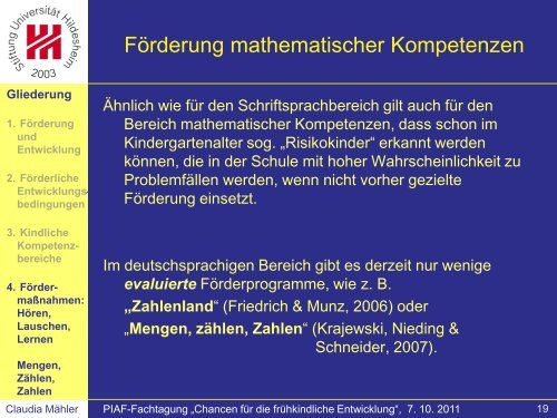 Entwicklungsförderung in der frühen Kindheit - Kompetenzzentrum ...