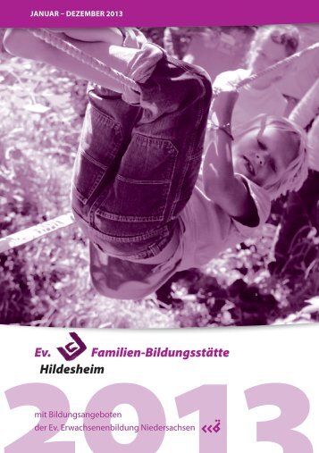 2013Programm - Evangelische Familienbildungsstätte Hildesheim