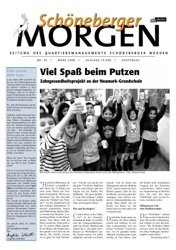Schöneberger Morgen, Ausgabe März 2008 - Quartiersmanagement ...