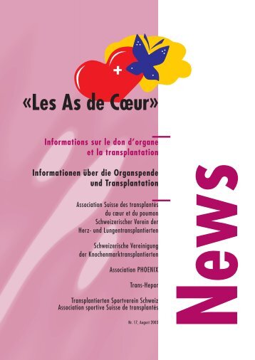 News 17 - Schweizerischer Transplantierten Verein