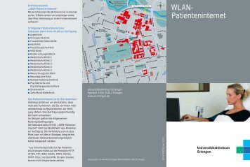 UK-WLAN für Patienten - Psychiatrie - Universitätsklinikum Erlangen
