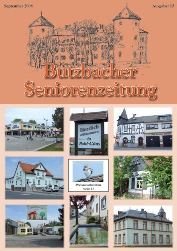 Butzbacher Seniorenzeitung - Stadt Butzbach