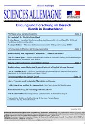 Bildung und Forschung im Bereich Bionik in Deutschland