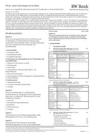 Bedingungen Zur Eroffnung Von Sparkonten Version 2 9 Bw Bank