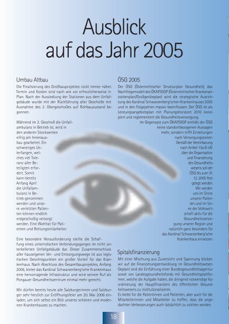 Geschäftsbericht 2004 - Kardinal Schwarzenberg'sches ...