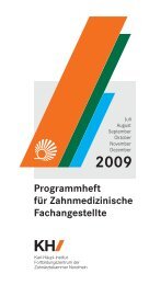 2009 - Karl-Häupl-Institut - Zahnärztekammer Nordrhein