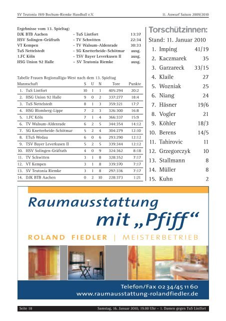 Anwurf - Hasenkamp GmbH