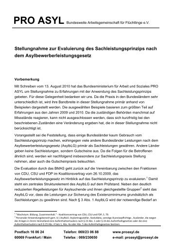 Stellungnahme von PRO ASYL als pdf-Download