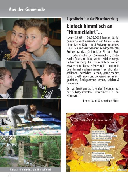 Heft Sep. - Okt. 2012 - St. Johannis Bemerode