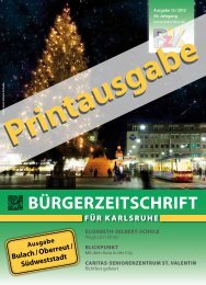 Bürgerzeitschrift - BzK online: Karlsruhe