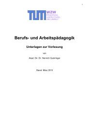 Berufs- und Arbeitspädagogik