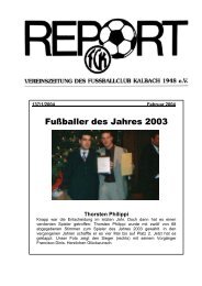Fußballer des Jahres 2003 - FC Kalbach