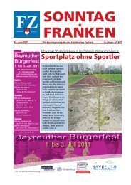 FZ - Sonntag in Franken E-Paper - Nordbayerischer Kurier