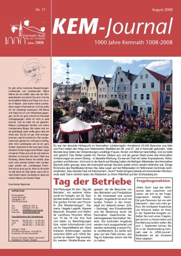 Ausgabe 8/2008 - Stadt Kemnath