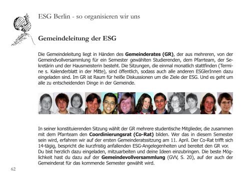 Sommersemester 2005 - ESG Berlin