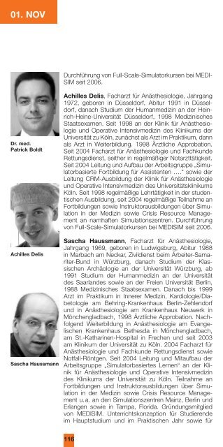 Programmheft für Zahnmedizinische Fachangestellte 2. Halbjahr 2008