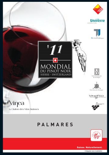 PALMARES - Mondial des Pinots
