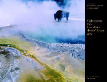 Yellowstone Park Foundation Annual Report 2009 - Convio
