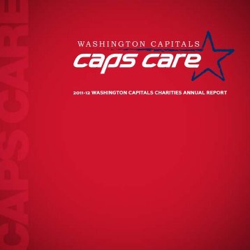 Caps Care Annual Report - Washington Capitals