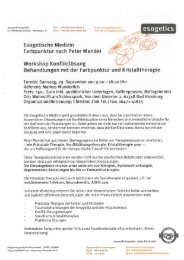 Esogetische Medizin Farbpunktur nach Peter Mandel ... - Esogetics
