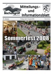 Bad Brambacher - Gemeinde Bischofsgrün