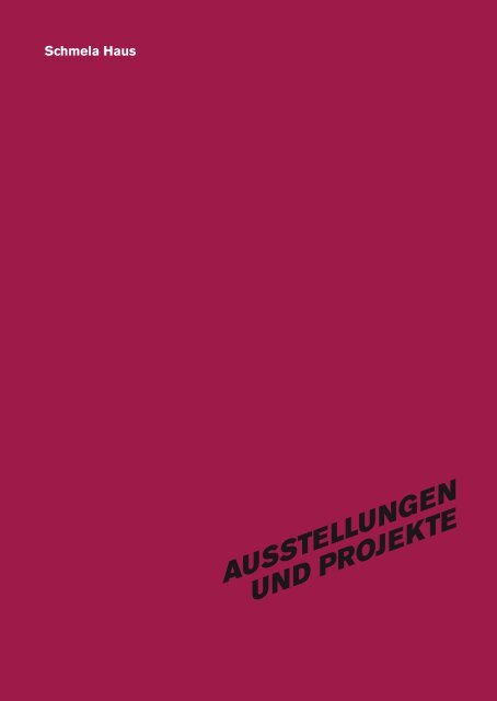 Quartalsprogramm 10/11/12 2012 - Kunstsammlung NRW