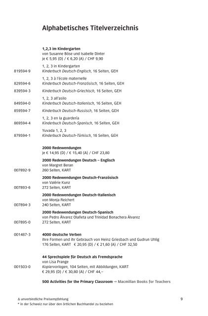 Gesamtverzeichnis 2011:Gesamtverzeichnis 2011 - Hueber