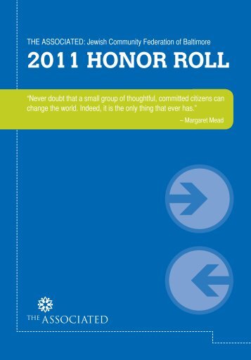 2011 HONOR ROLL - The Associated