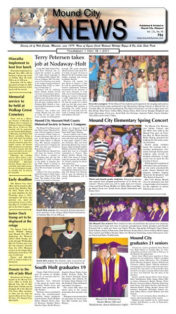 May 19, 2011 - Mound City News
