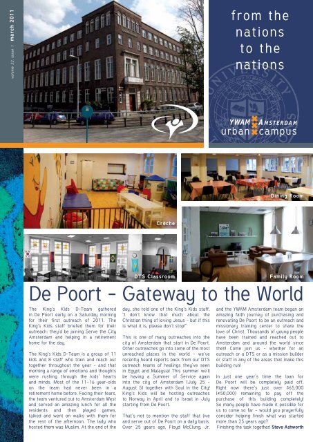 De Poort Gateway To The World Ywam Amsterdam