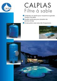 Brochure Calplas pour piscines privée FR - Aqua Solar AG