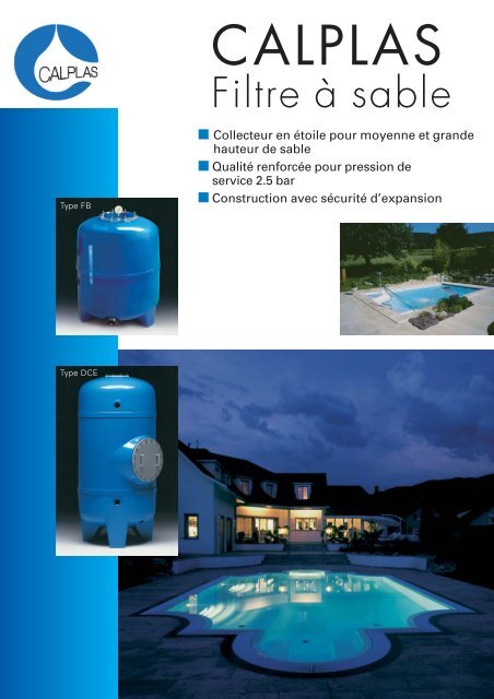 Brochure Calplas pour piscines privée FR - Aqua Solar AG