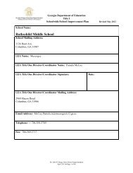 Rothschild Middle School - MCSD - Muscogee County School District