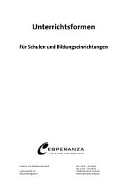 Unterrichtsformen