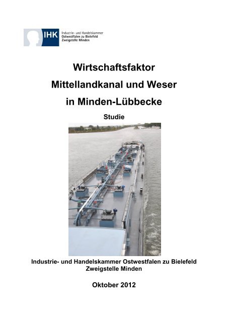 IHK-Studie "Wirtschaftsfaktor Mittellandkanal und ... - Amtage.de