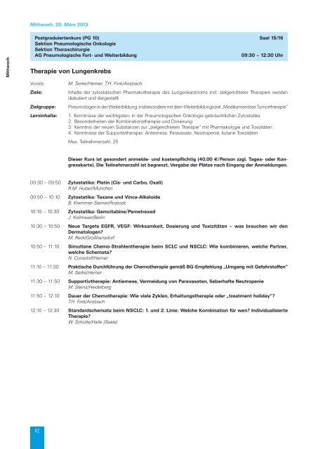 Hauptprogramm - Deutsche Gesellschaft für Pneumologie
