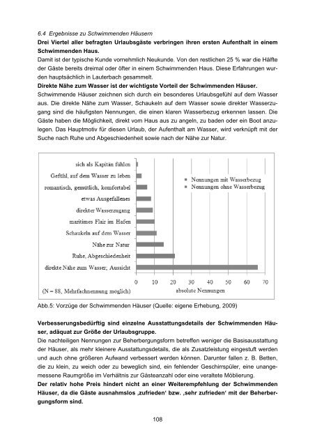 Schwimmende Häuser an der Küste von Mecklenburg-Vorpommern